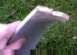 fragment of turbine blade